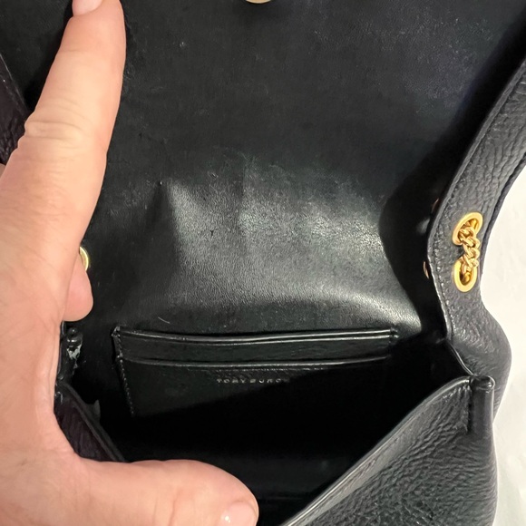 Tory Burch black leather Chelsea evening mini bag - Picture 9 of 13